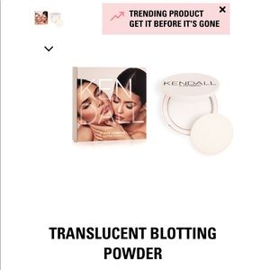 Kylie x Kendall translucent blotting powder